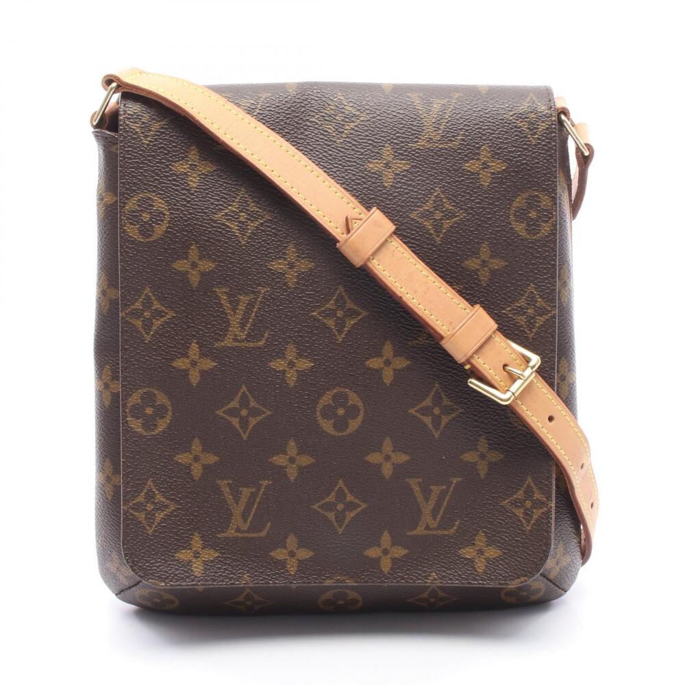 Louis Vuitton Musette Salsa Short Strap Shoulder Bag Canvas Leather Monogram